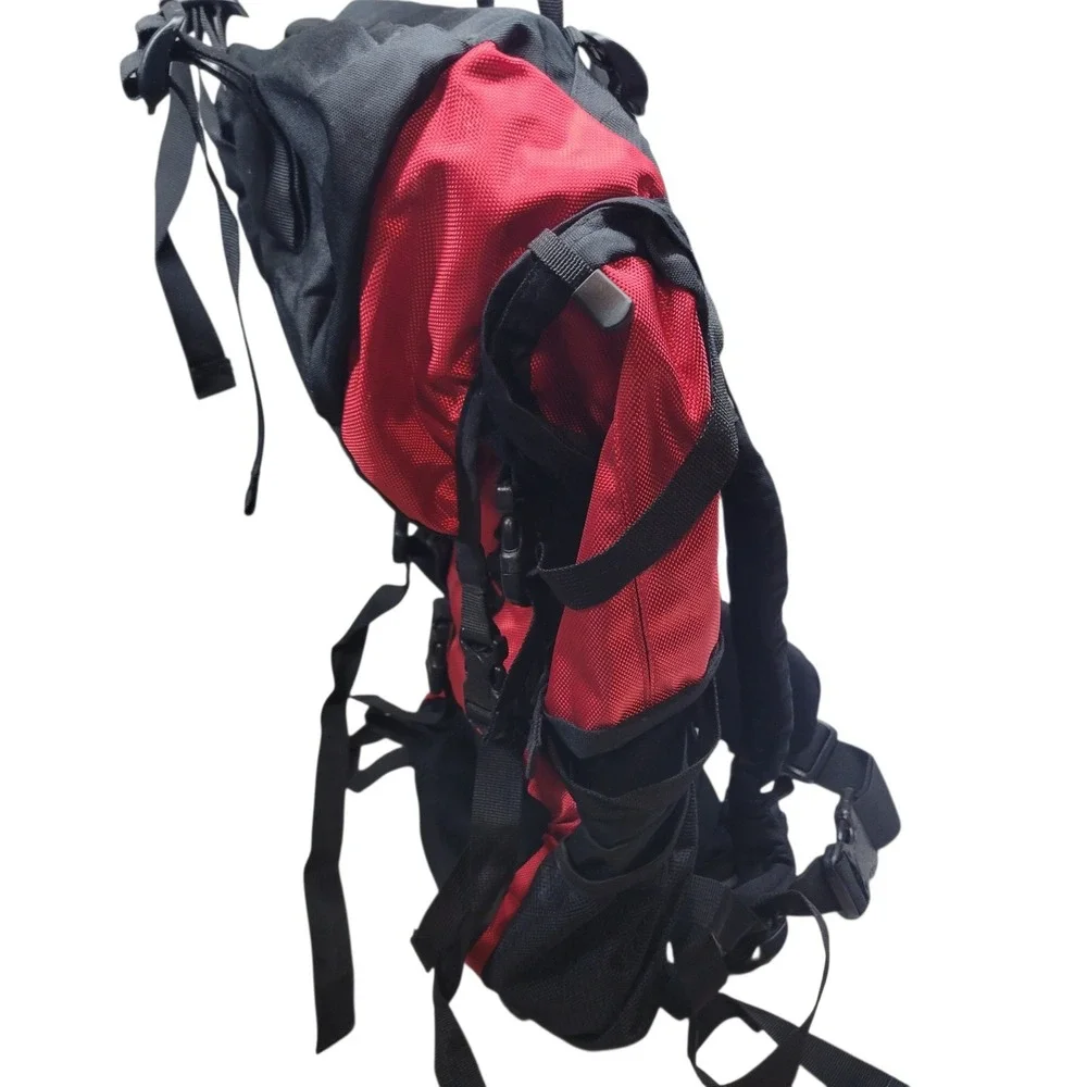 Food Insurance Tactical Hiking Backpack Red Black Emergency Survival Gear Pack